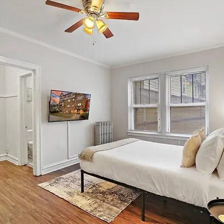 City Charm Studio Apt In Chicago - Kenwood 205